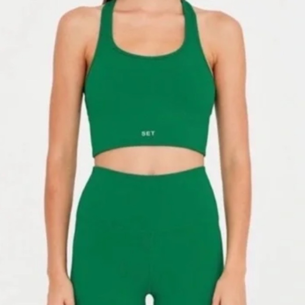 Set Active sportbody body bra and leggings in palm